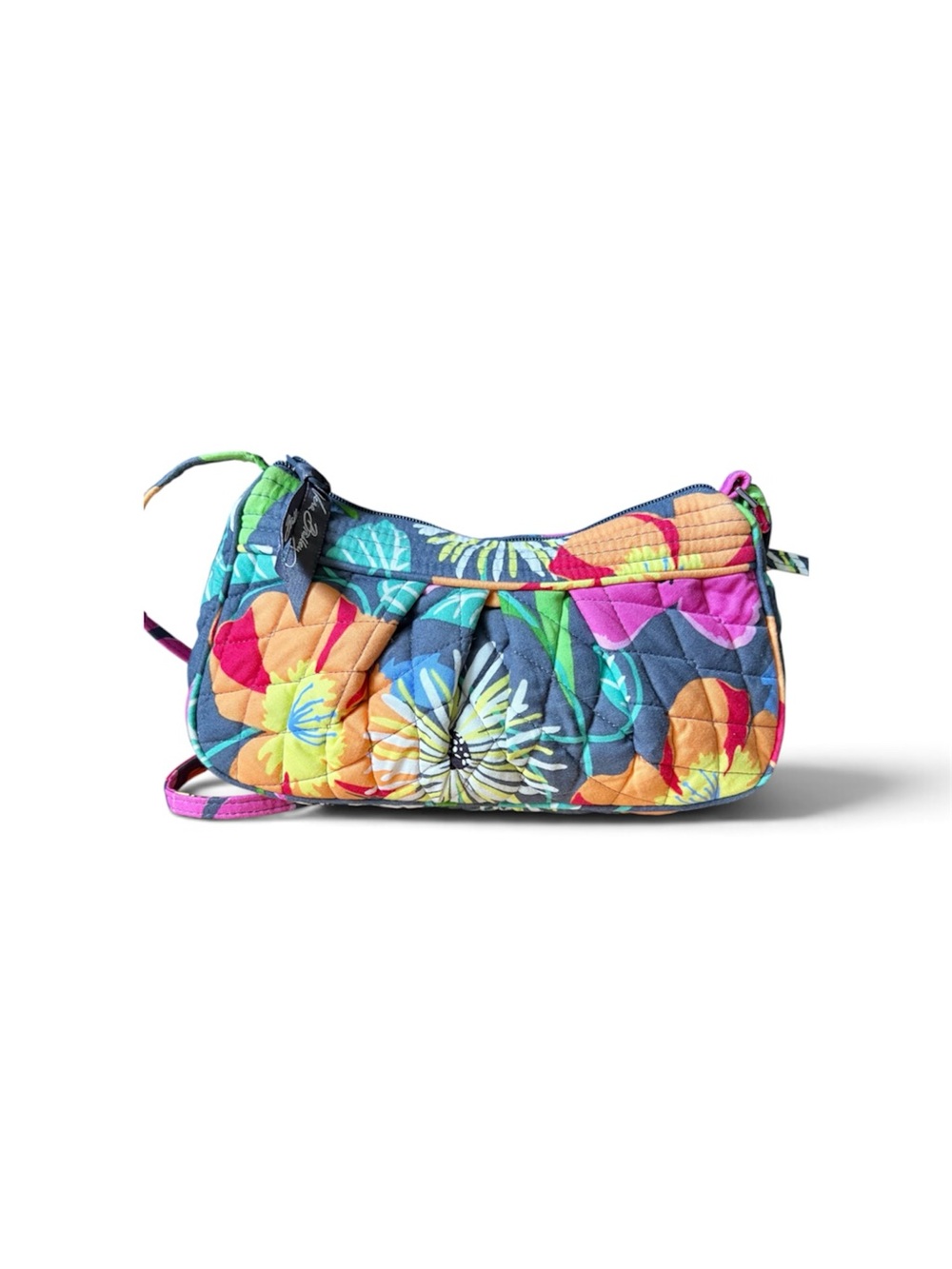 Vera Bradley Quilted Floral Crossbody Retired Pattern “Jazzy Blooms” Made in USA